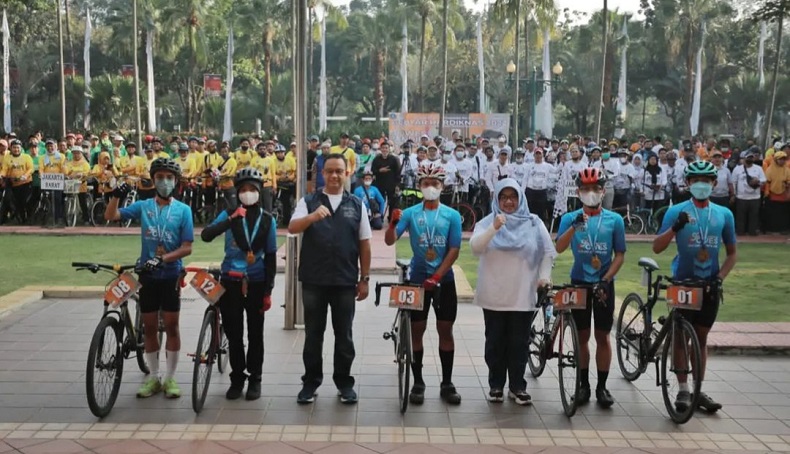 Gowes Pendidikan 2022, Anies : Jadikan Budaya Bersepeda ke Sekolah