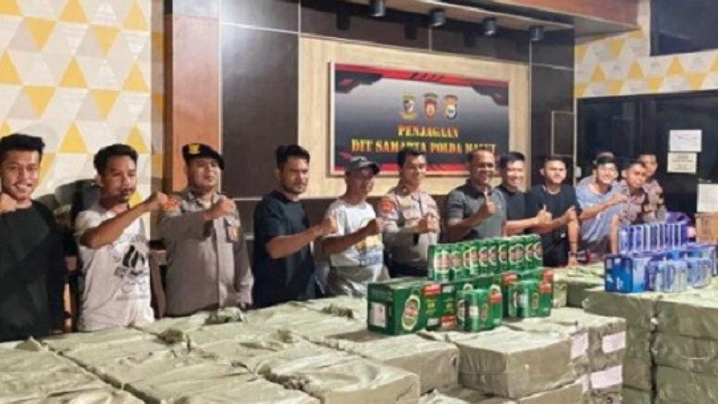 Angkut 349 Karung Miras asal China, Sopir Truk Diperiksa Polda Malut