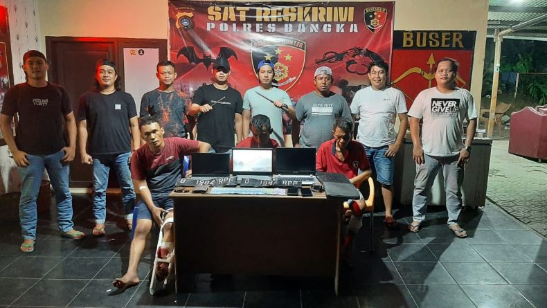 Melawan Polisi, 3 Kawanan Pencuri Asal Palembang Ditembak Buser Polres Bangka