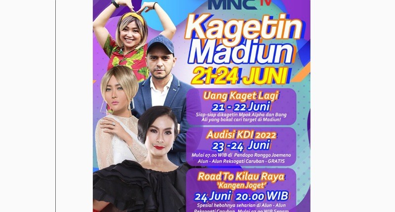 MNCTV Kagetin Madiun? Yuk Intip Rangkaiannya