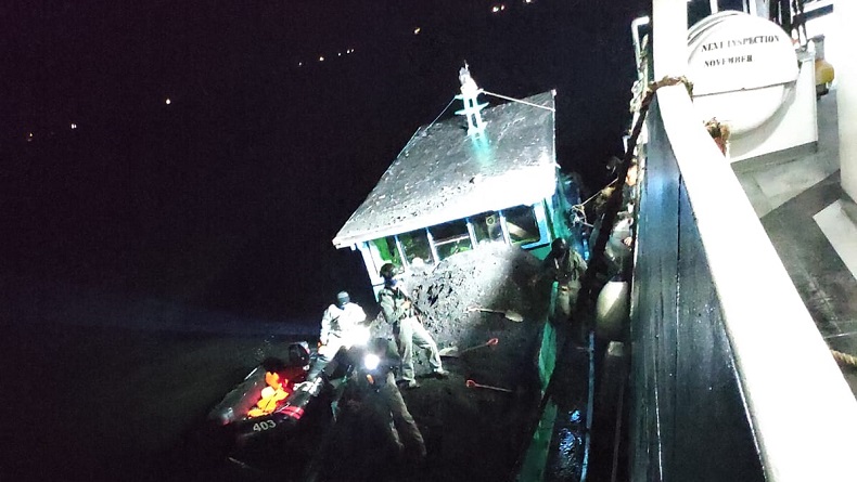 Gagalkan Pencurian Batu Bara di Samarinda, Bakamla Keluarkan 17 Tembakan Peringatan