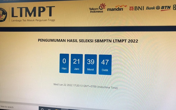 Kapan Pengumuman SBMPTN 2022? Ini Jam untuk Cek Lolos atau Tidak