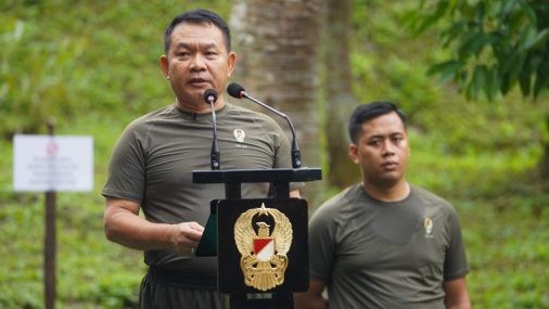 KSAD Pimpin Tradisi Puncak Tidar, Himne TNI AD Menggema 