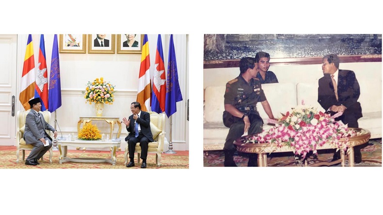 Momen Prabowo Bertemu Hun Sen, Sahabat Lama yang Kini Jadi PM Kamboja