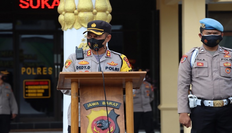 Pejabat Polres Sukabumi Dirotasi, Kapolres Ingatkan Ancaman Hoaks