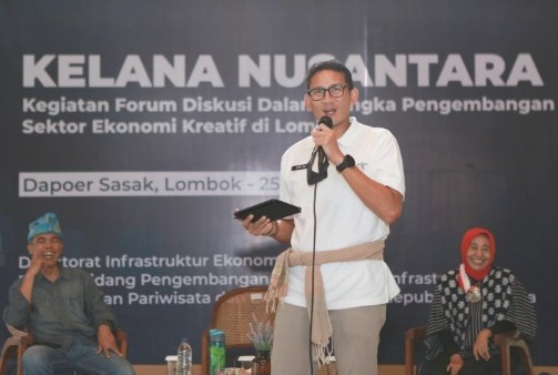 Gelar Kelana Nusantara, Sandiaga Uno: Pelaku Ekraf Kunci Kebangkitan Ekonomi Nasional