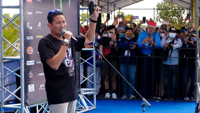 Sandiaga Sebut MXGP Samota 2022 Momentum Promosikan NTB Destinasi Wisata Olahraga