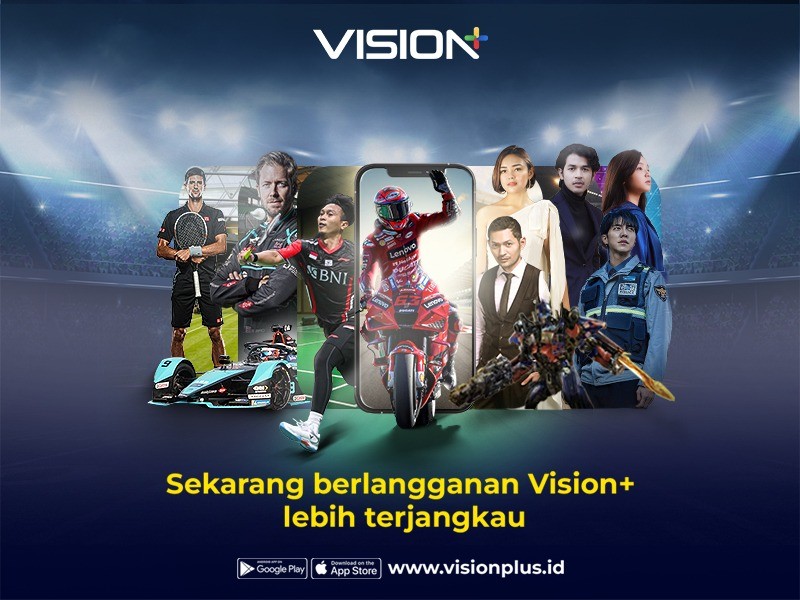 Makin Hemat! Ini Harga Baru Vision+ yang Bikin Nonton Makin Seru