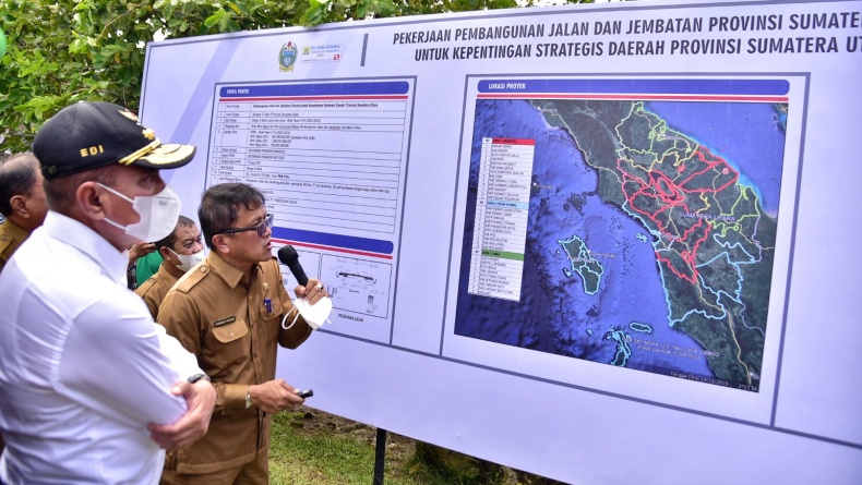 Revitalisasi Jalan Provinsi di Sumut Dimulai, 81 Persen Jalan Rusak Akan Tuntas 2023
