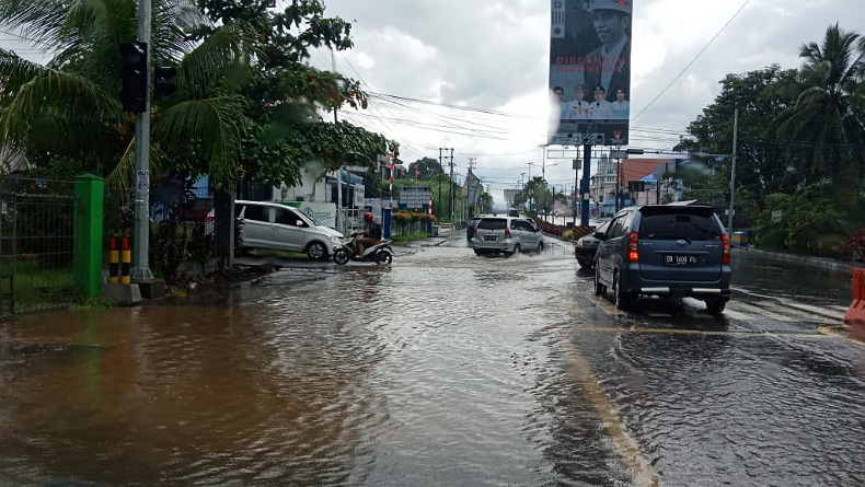Hampir Semua Wilayah Sulut Dilanda Hujan hingga Sore Ini   