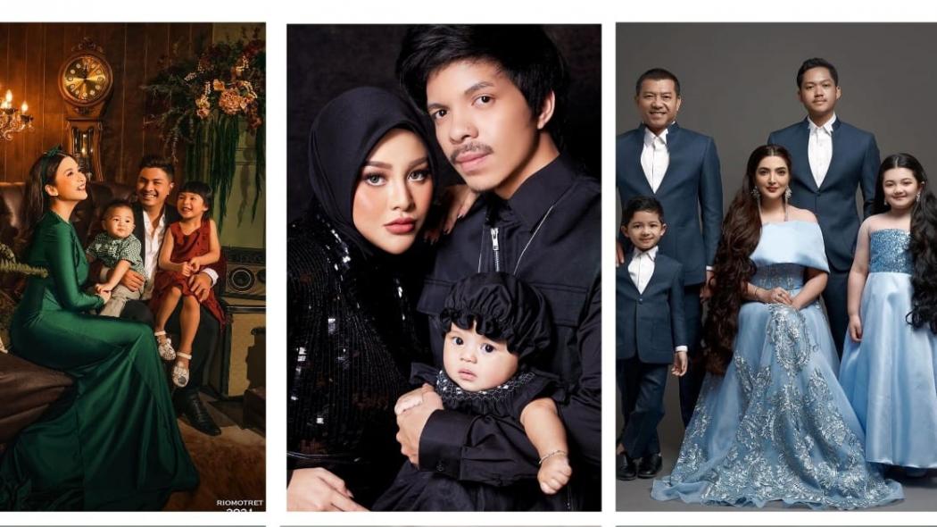 Keluarga Artis yang Hobi Pemotretan dengan Tema Kemewahan, Nomor 3 Bergaya Mirip Bangsawan Zaman Dulu