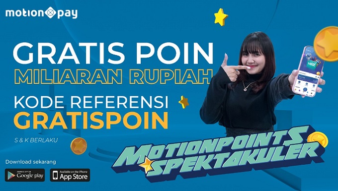Jangan Ketinggalan, Ikuti MotionPoints Spektakuler Total Miliaran Rupiah dari MotionPay