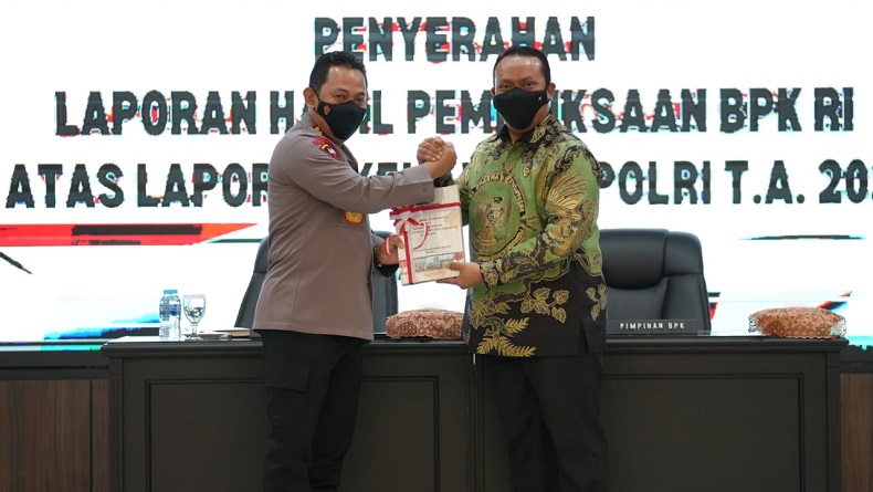 Polri Raih WTP 9 Kali Berturut-turut, Kapolri: Komitmen Penggunaan Keuangan Negara secara Transparan