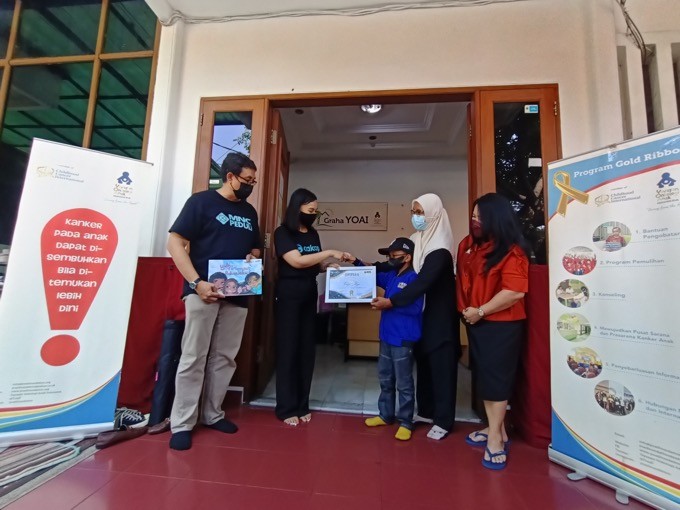 Beri Pelatihan Anak Penyandang Kanker bersama MNC Peduli, Platform Edtech Cakap: Semoga Bisa Memotivasi
