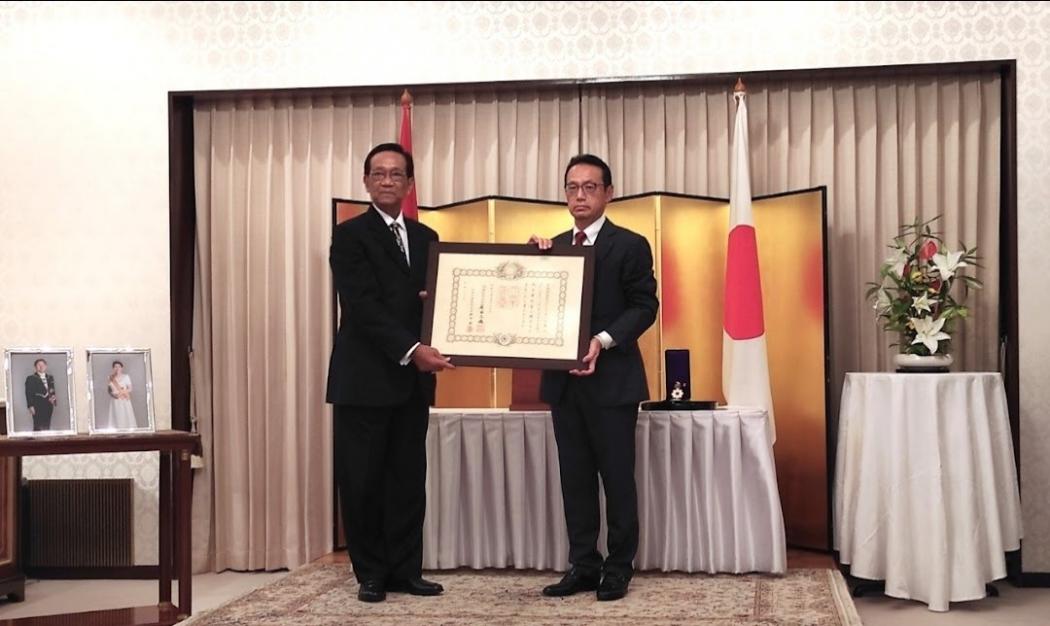 Sri Sultan Hamengku Buwono Terima Bintang Jasa dari Pemerintah Jepang