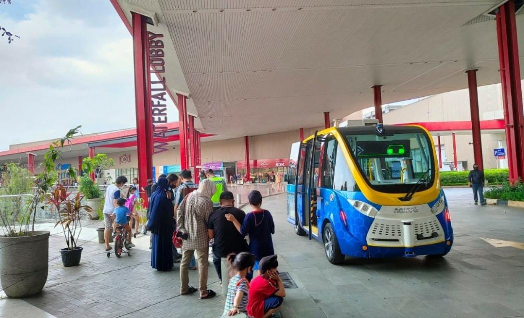 Uji Coba Bus Listrik Tanpa Sopir Digelar di Tangsel, Ini Jadwalnya