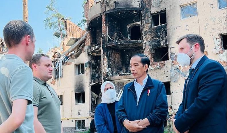 Presiden Jokowi: Jangan Ada Lagi Kota di Ukraina yang Rusak Akibat Perang