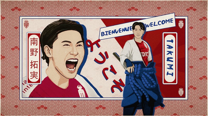 Takumi Minamino Gabung AS Monaco, Diperkenalkan dengan Gaya Ala Sasuke Uchiha