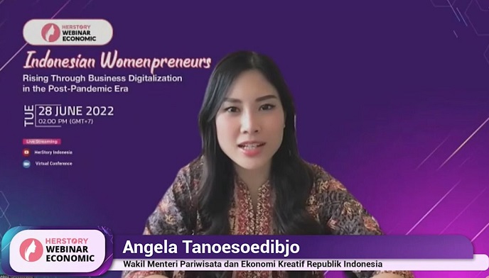 Wamenparekraf Angela Tanoesoedibjo: Perempuan Berperan Penting di Era Ekonomi Digital