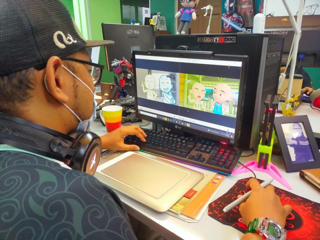 Melihat Dapur Upin Ipin, Film Animasi Terlaris di Indonesia