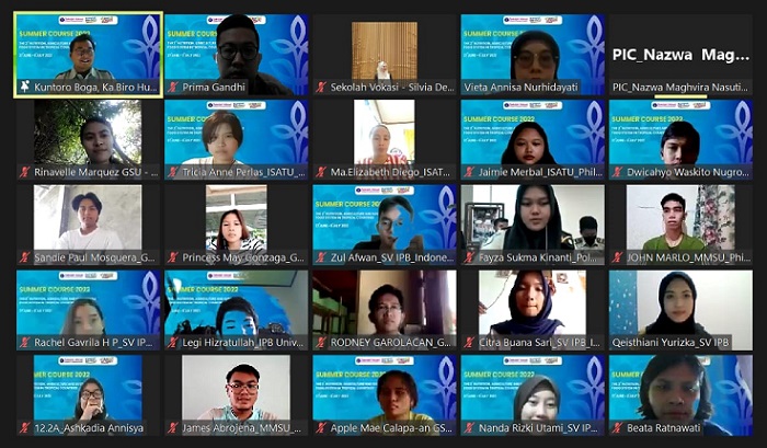  Ratusan Peserta Summer Course IPB Ikuti Kuliah Umum Pembangunan Pertanian Berkelanjutan 