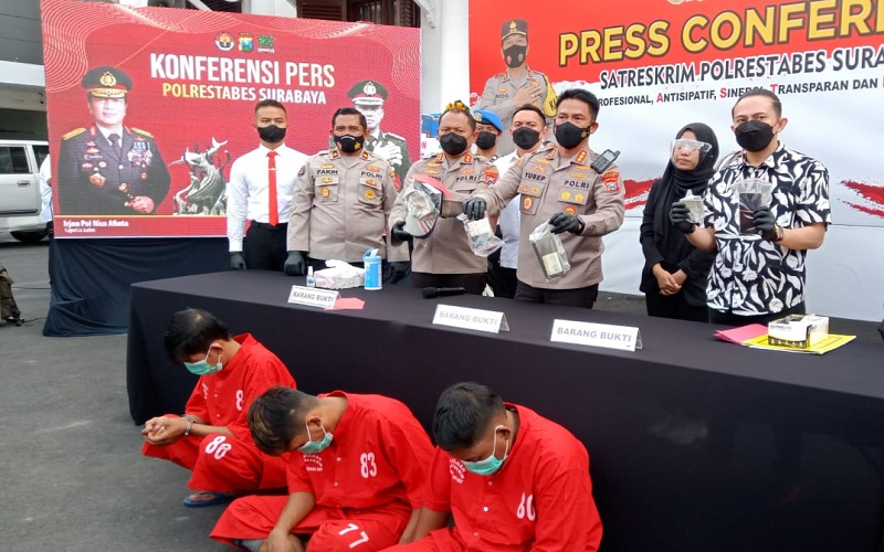 Tiga Pesilat asal Surabaya Ditangkap Atas Dugaan Penyerangan Anggota Pagar Nusa