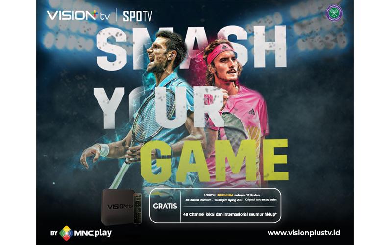 Saksikan Kejuaraan Tenis Bergengsi Wimbledon 2022, Live di Vision+ TV!