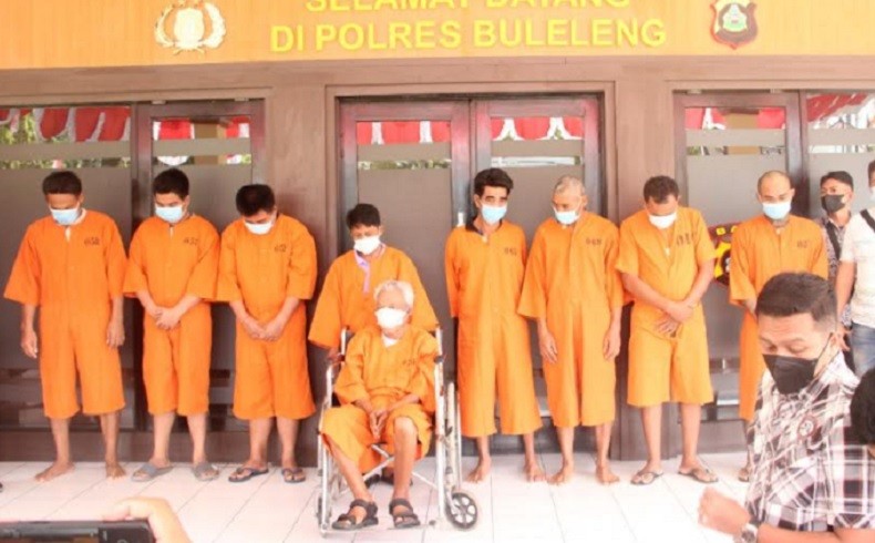 Polisi Tetapkan 9 Tersangka Pembakar Rumah Warga di Buleleng