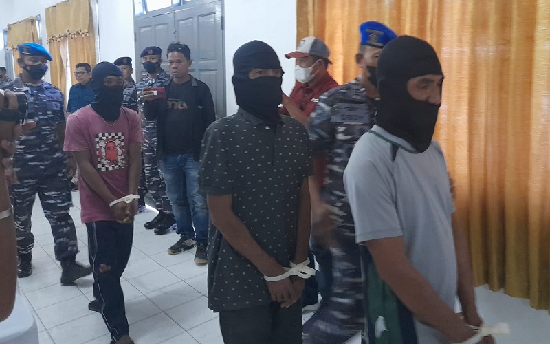 Pakai Bom Ikan, 3 Nelayan asal Sibolga Ditangkap TNI AL