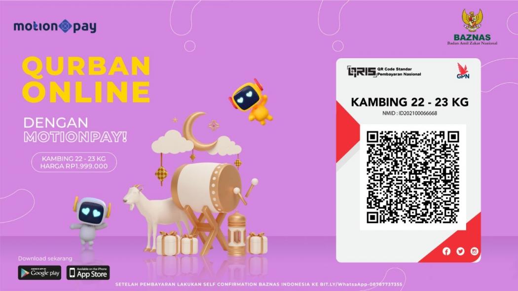 Praktis dan Mudah, Tunaikan Ibadah Anda dengan Qurban Online Melalui Aplikasi MotionPay