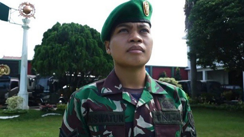 Sosok Sertu Huswatun Hasanah, Petinju Perempuan Sekaligus Prajurit TNI AD Berprestasi