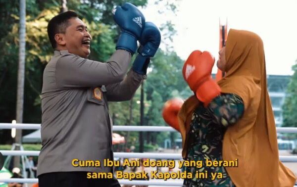 Kapolda Apresiasi Ide Ibu Ani yang Minta Ring Tinju gegara Banyak Tawuran: Hidup Emak-emak!