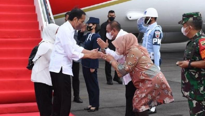 Jokowi Datang ke Medan, Disambut Edy Rahmayadi dan Bobby Nasution