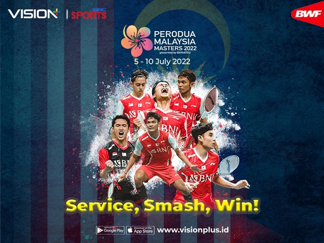 Saksikan Aksi Wakil Indonesia di Malaysia Masters 2022, Live Vision+ TV