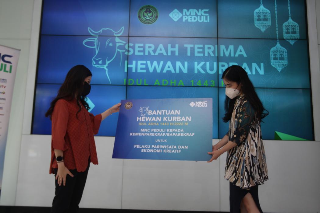 Sambut Iduladha, Kemenparekraf dan MNC Peduli Berbagi Hewan Kurban untuk Pelaku Pariwisata dan Ekonomi Kreatif