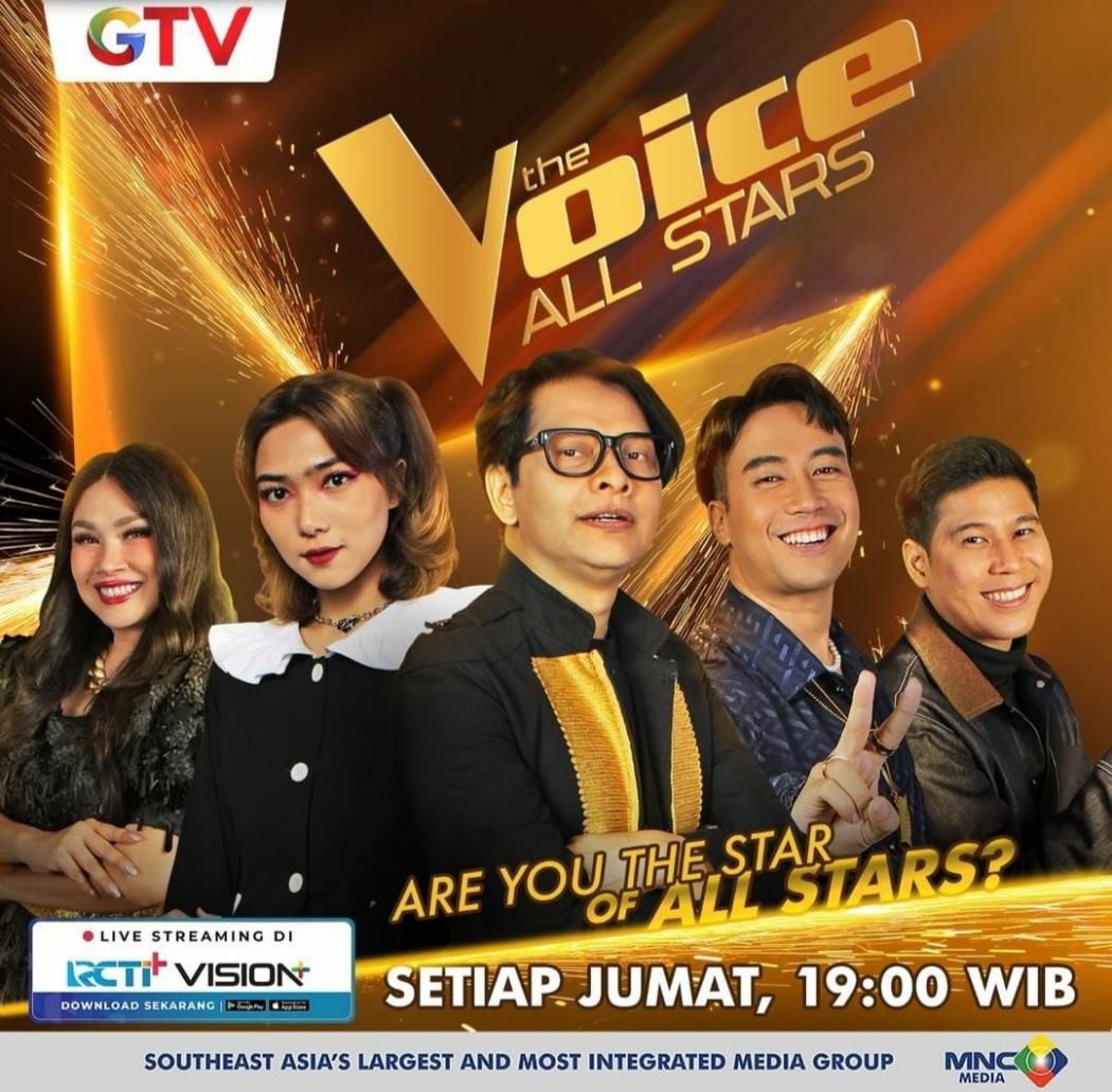 Hari Ini! Vidi Aldiano Kecoh Armand Maulana, Titi DJ, Isyana Sarasvati & Nino Kayam di Panggung The Voice All Stars