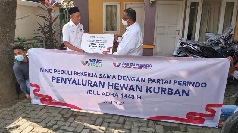 Berikan Bantuan Kurban, Partai Perindo: Ini Ritual Ibadah Sekaligus Sosial