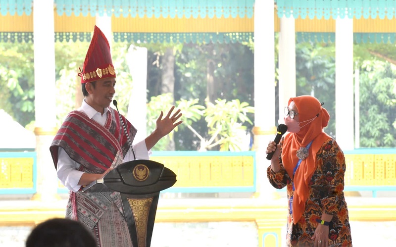 Presiden Jokowi Ajak Keluarga Tanami Pekarangan sebagai Sumber Pangan Atasi Stunting