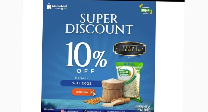 Diproses Menggunakan Mesin Modern, Ini Sederet Keunggulan Beras Keluarga Bijak (BKB)