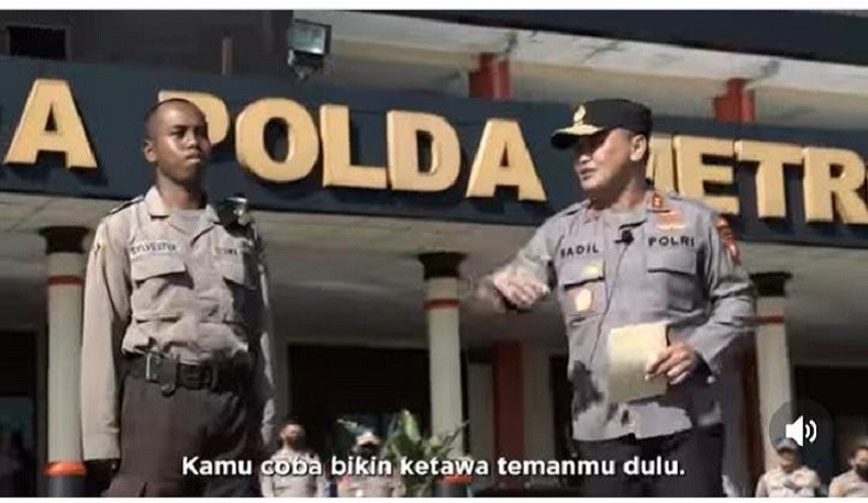 Gaya Siswa SPN Tirukan Komandan Pleton Bikin Tertawa : Gerakannya Jangan Blee'eh, Tola-Tole