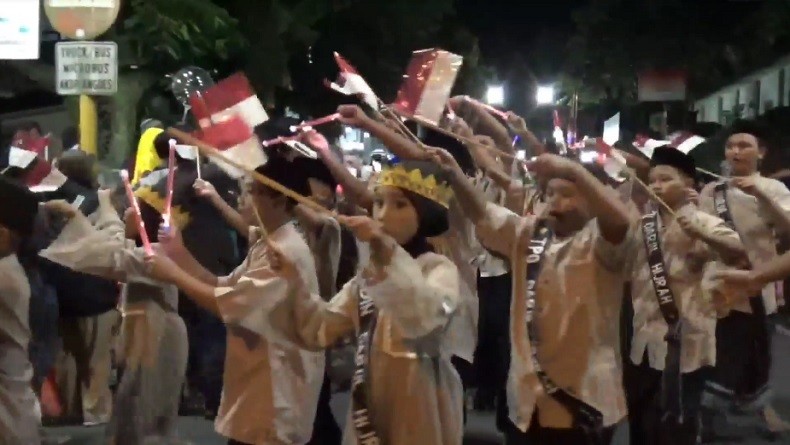 Meriah, Takbir Keliling Idul Adha di Gianyar Bali Diikuti Anak-Anak hingga Orang Dewasa