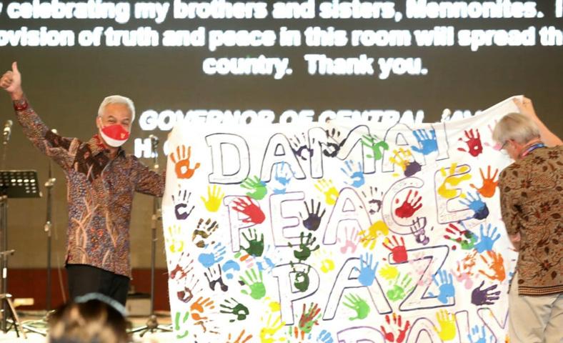 Konferensi Umat Nasrani Sedunia, Ganjar Sampaikan Pesan Damai dari Indonesia