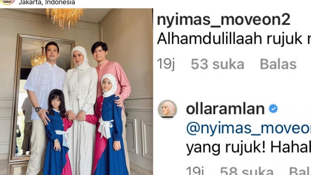 Olla Ramlan Pamer Foto Hangat Keluarga Sakinah Bareng Aufar Hutapea, Netizen Doakan Rujuk