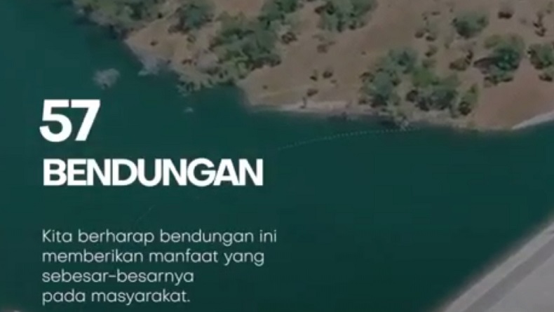 Targetkan 57 Bendungan di Akhir 2024, Jokowi Sebut Demi Ketahanan Pangan