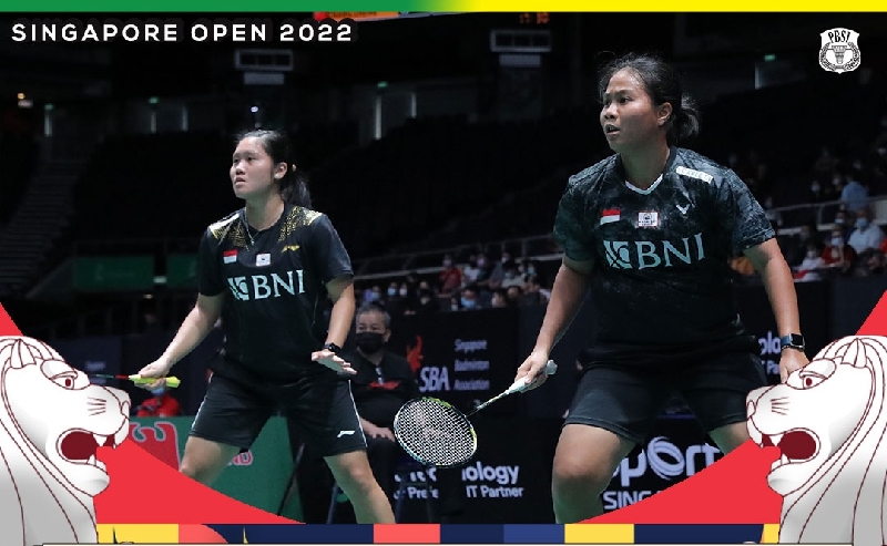 Hasil Singapore Open 2022: Duo China Terlalu Tangguh, Lanny/Jesita Tersingkir di Babak Pertama