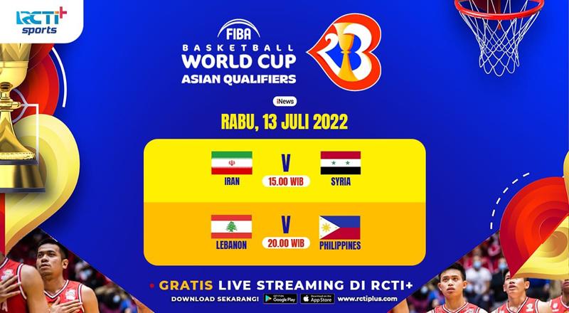 Link Live Streaming FIBA Asia Cup 2022 Hari Ini di RCTI+ Gratis