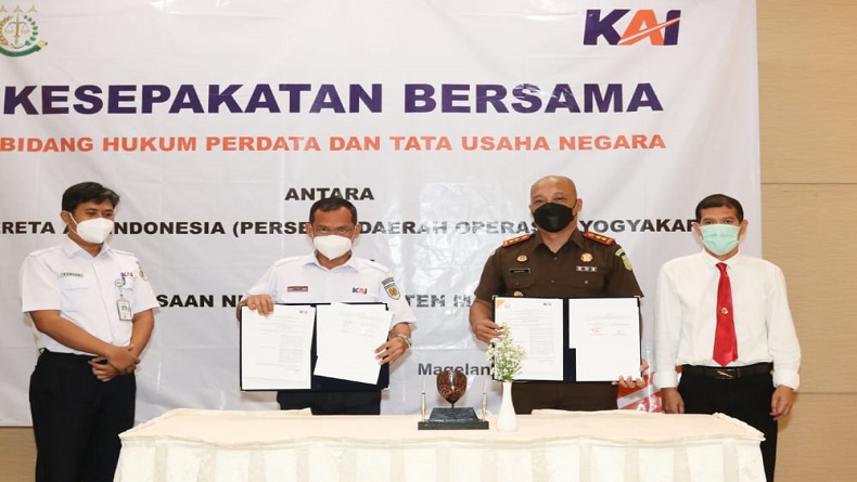 Tarik Aset yang Dikuasai Pihak Ketiga, KAI Daop 6 Gandeng Kejari Magelang