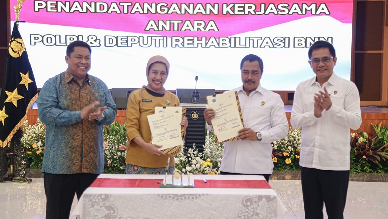 Polri dan BNN Jalin Kerja Sama Dorong Rehabilitasi Pecandu Narkoba
