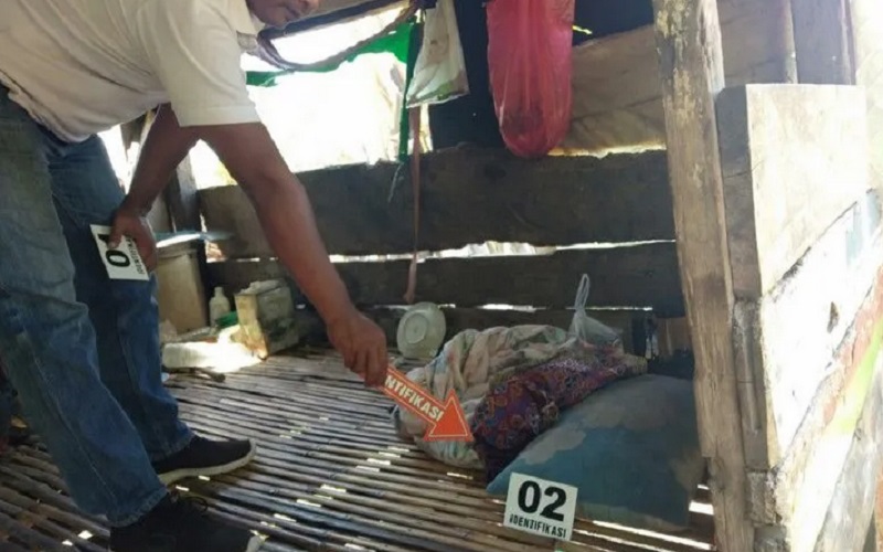 Dikira Tidur Pulas,  Duda Ini Tewas Diduga Minum Racun Pembasmi Rumput