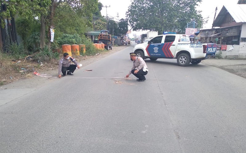 Jatuh dari Motor, Gadis 13 Tahun Tewas Terlindas Truk Tangki di Pasar Kemis Tangerang